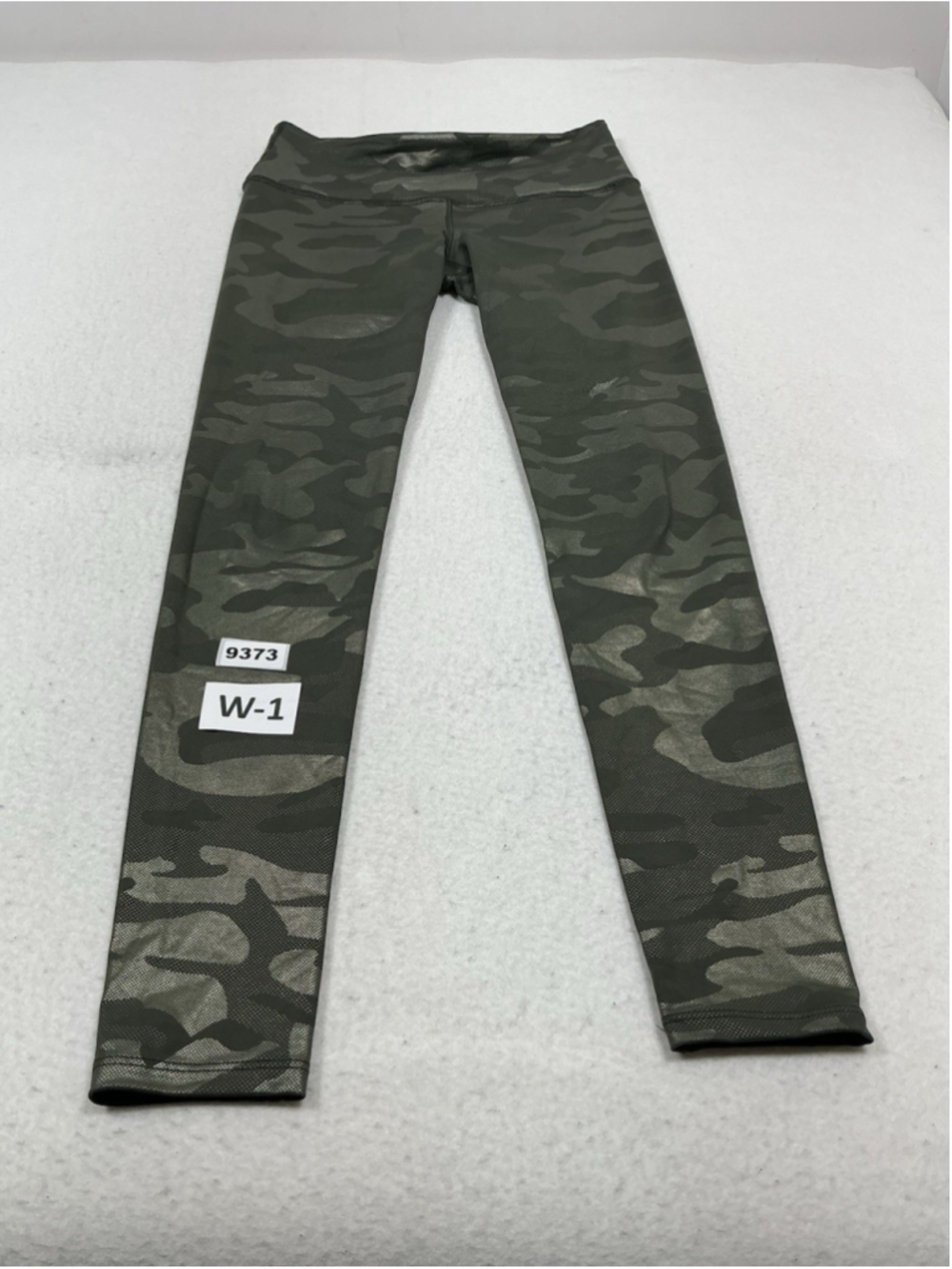 Womans Excellent Noli Pullon Leggings Size Medium Olive Green Camo Compression